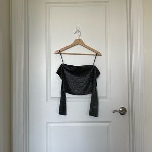 Forever 21 Off the Shoulder Top and Body Con Skirt Matching Set